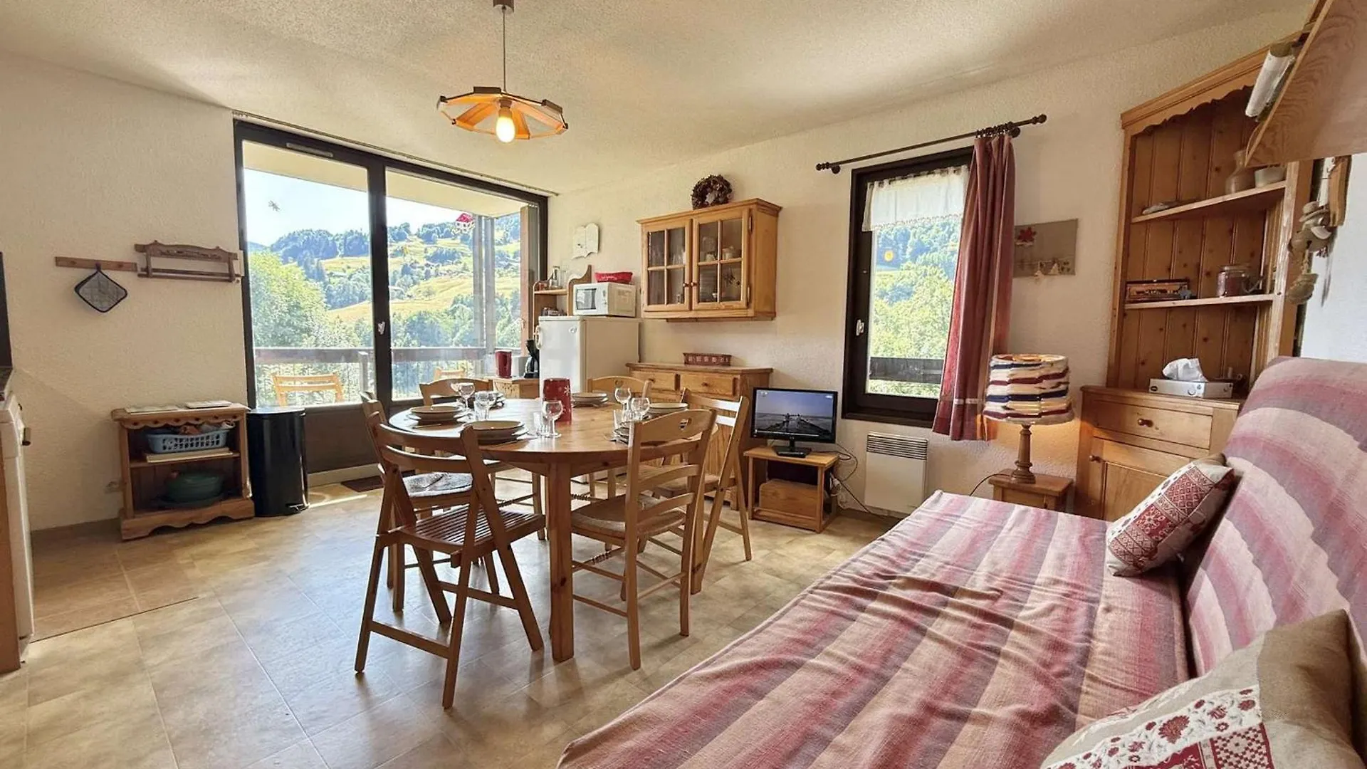 Appartement 3 Pieces Avec Balcon A Flumet, Proche Centre, Navette Ski Gratuite, Parking Prive, 6 Pers - Fr-1-595-66